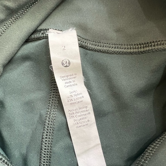 Lululemon Wunder Train green leggings - Picture 3 of 6